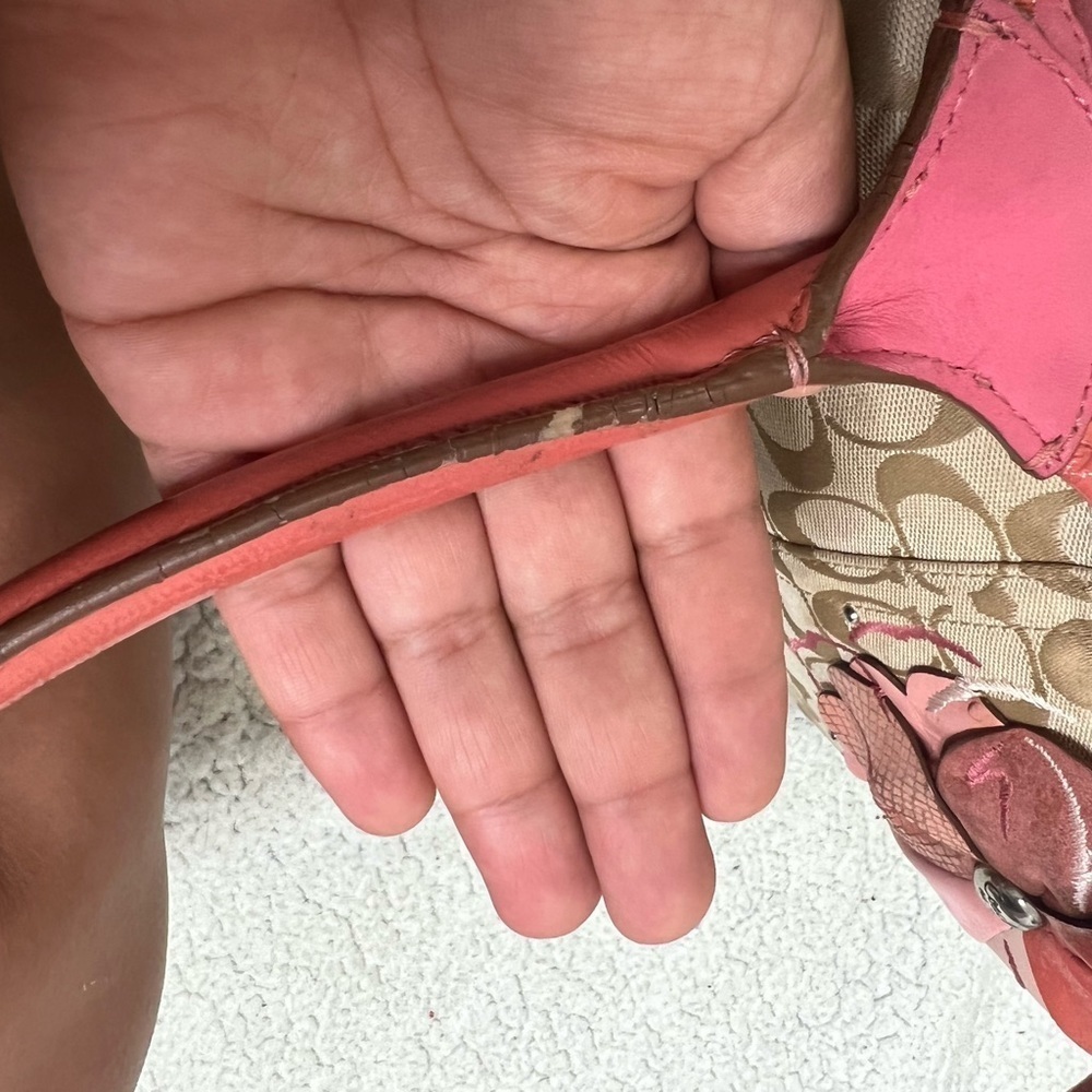 Coach flower design purse - Picture 7 of 12